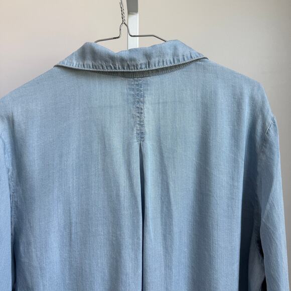 Grand & Greene sz M blue button-down shirt - Picture 8 of 9